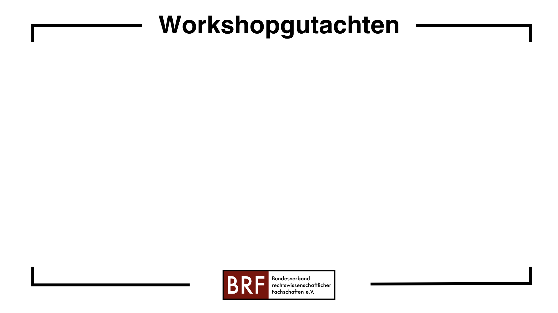 Ergebnisse aus den Workshops der 14. Bundesfachschaftentagung Freiburg 2025